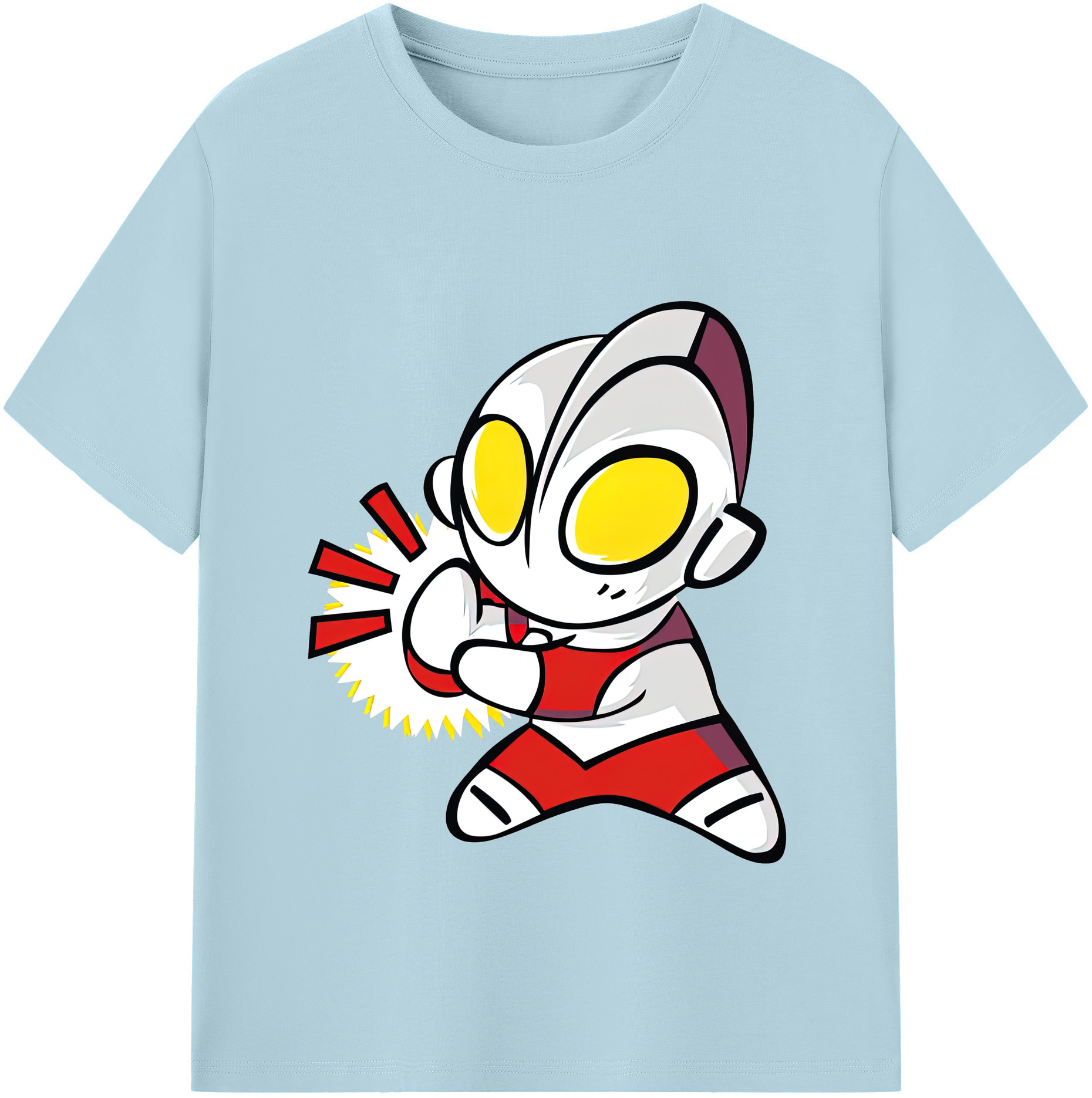（画像用） ウルトラマン Ultraman 綿100％半袖Tシャツ（フロントプリント）